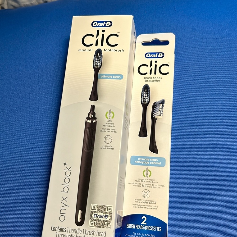 Oral B Clic w/extra heads
